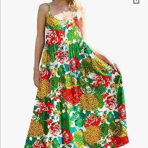 YESNO Floral Maxi Dress
